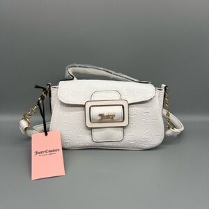 Juicy couture made you look flap crossbody purse